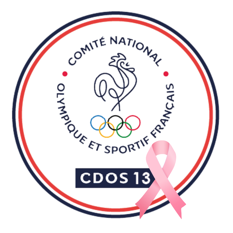 Logo CDOS 13 aux couleurs d’Octobre Rose